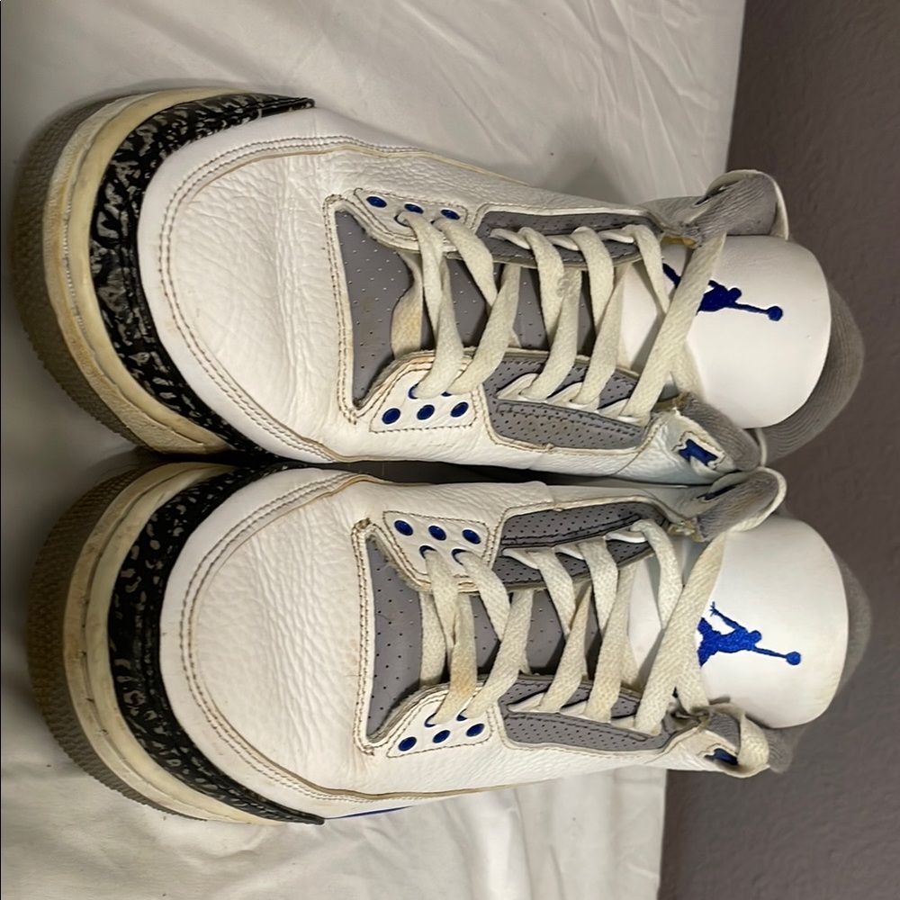 Nike Blue and White Sneakers